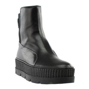 Puma x Fenty Rhianna Black Sneaker Boots Stacked